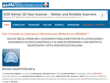 Tablet Screenshot of odontotecnico.it